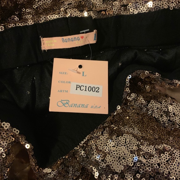 Sequin gold leggings!! - Picture 2 of 3